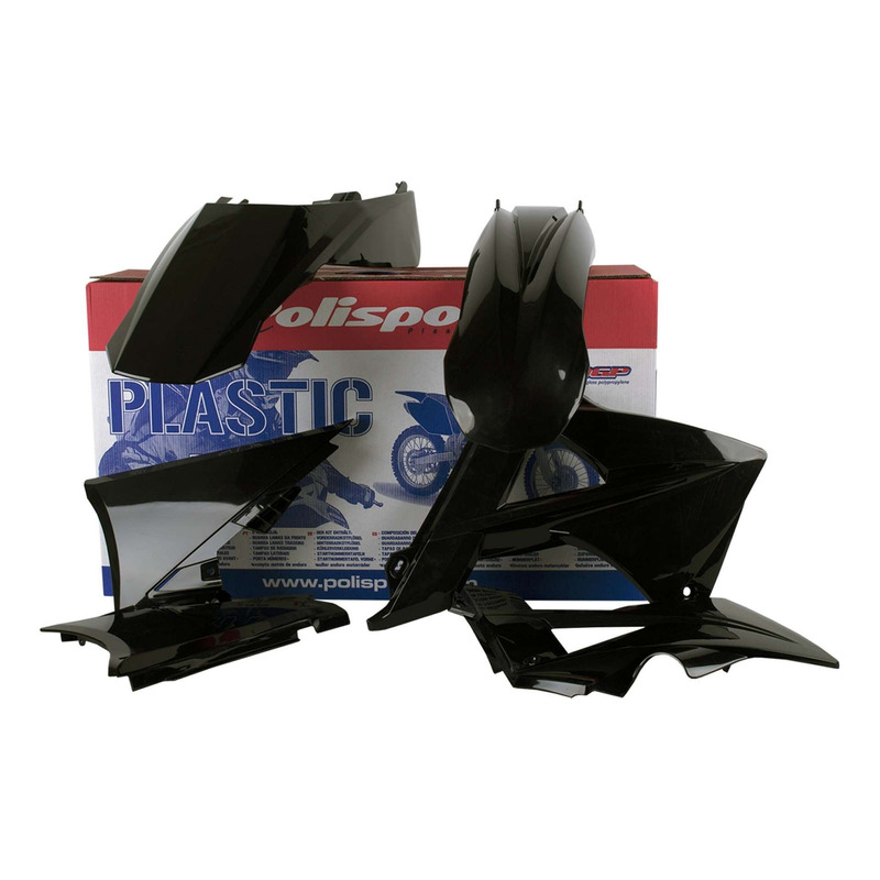 Kit Plastique Standard POLISPORT Type Origine Noir - Gasgas EC / EC-E
