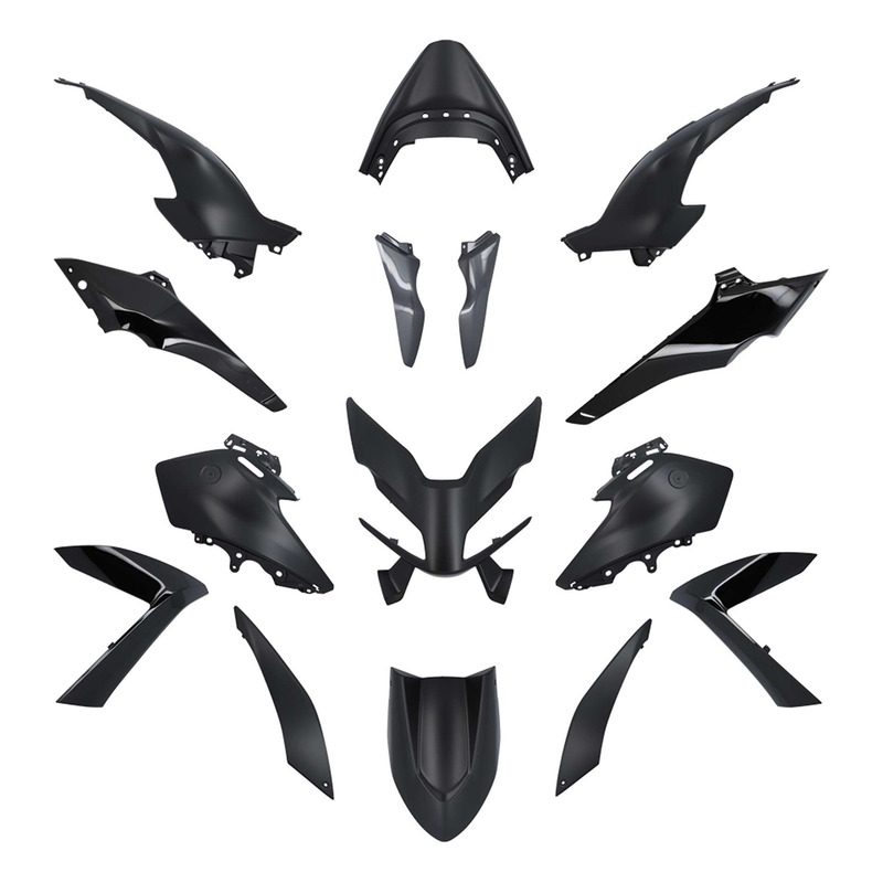 Kit plastique Tech black 15 pièces yamaha T-MAX 560 2022-