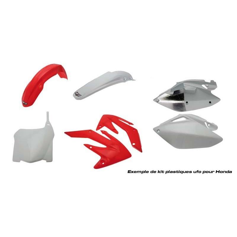 Kit plastique UFO Honda CRF 450R 05-06 rouge/blanc (couleur origine)