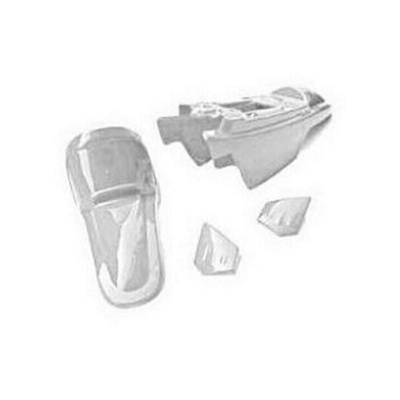 Kit plastiques ART blanc + kit déco Kutvek Racer bleu pour Yamaha PW