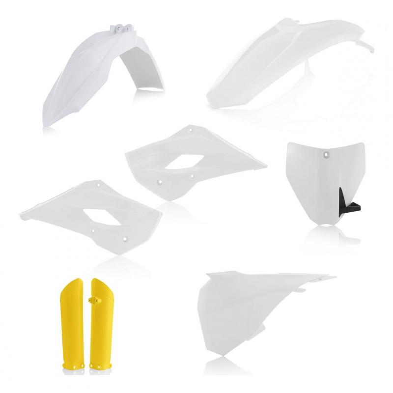 Kit plastiques complet Acerbis Husqvarna 85 TC 14-17 blanc/jaune (rép