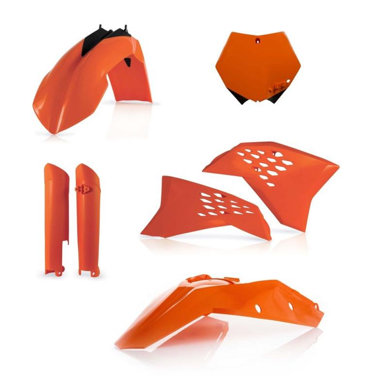 Kit plastiques complet Acerbis KTM SXF 07-10 orange