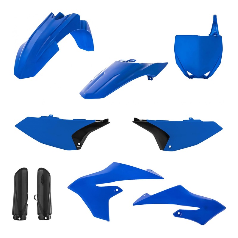 Kit plastique complet Acerbis Yamaha 65 YZ 18-23 Bleu/Blanc/Noir Brillant