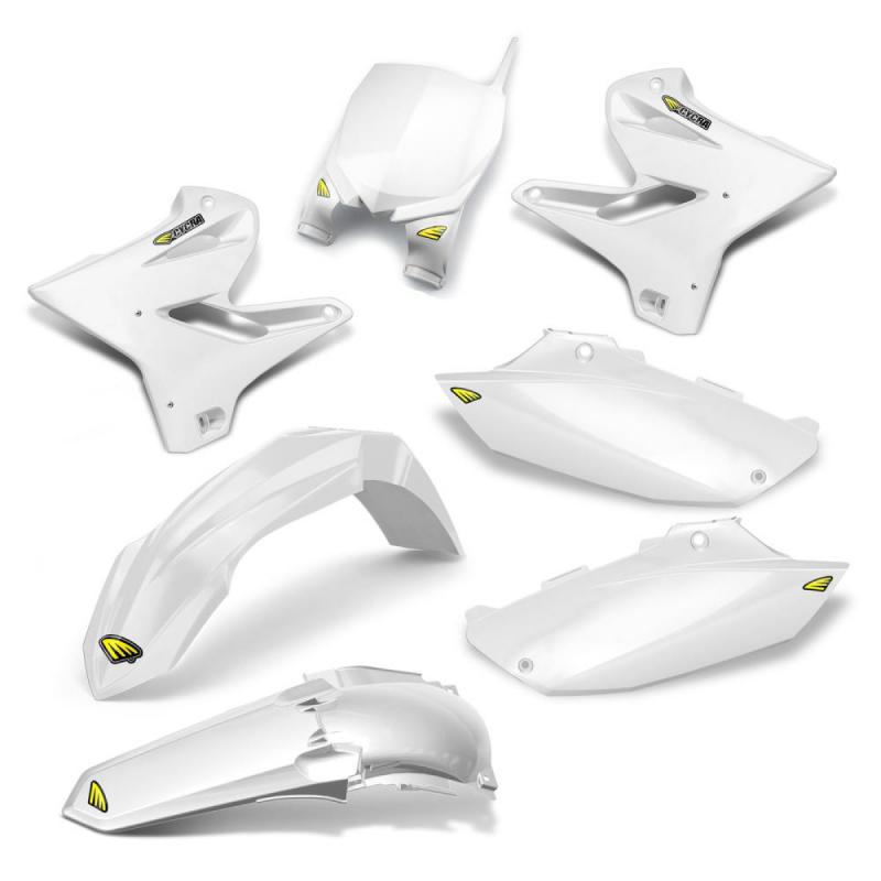 Kit plastiques Cycra Yamaha 125 YZ 05-14 blanc (restylé)
