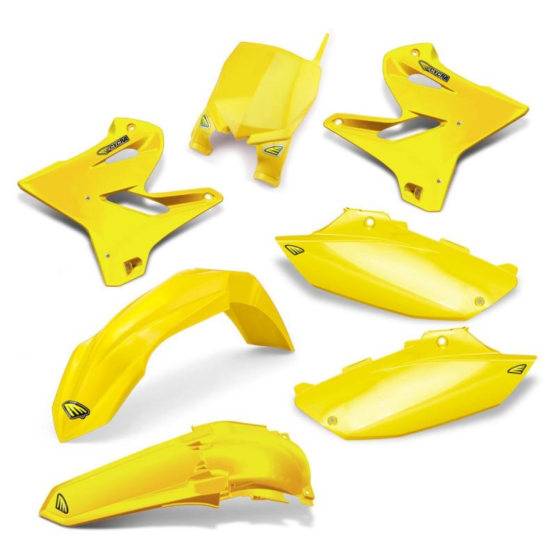 Kit plastiques Cycra Yamaha 125 YZ 05-14 jaune (restylé)