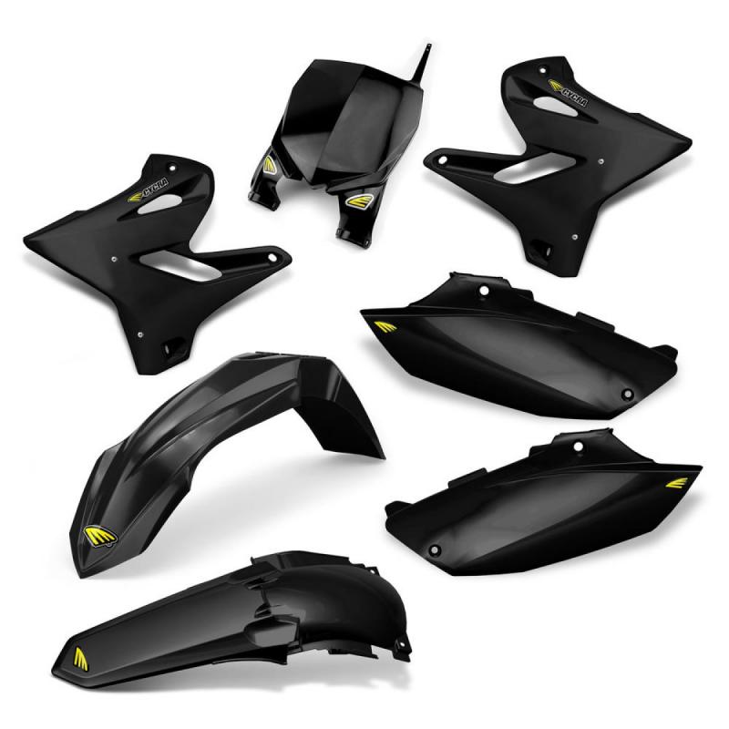 Kit plastiques Cycra Yamaha 125 YZ 05-14 noir (restylé)