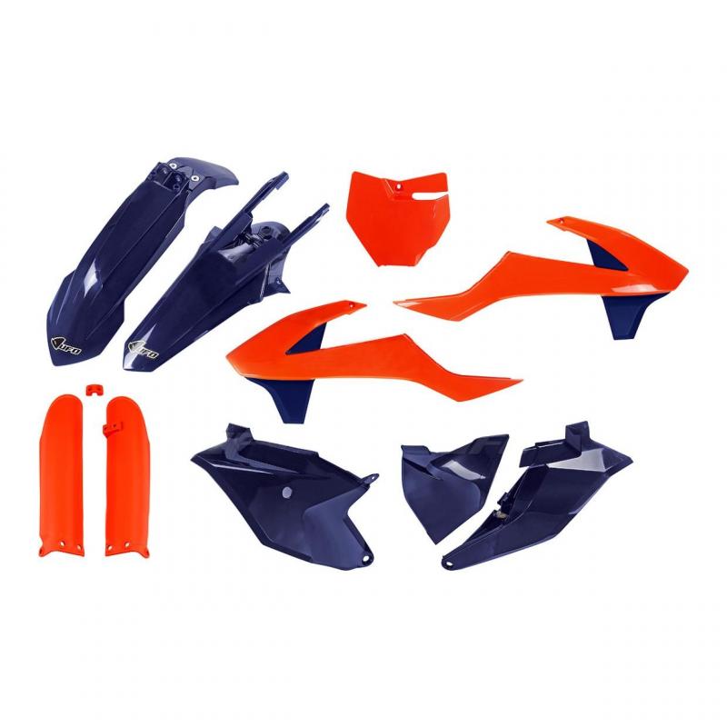 Kit plastiques UFO Edition Limitée KTM 85 SX 18-21 orange/bleu