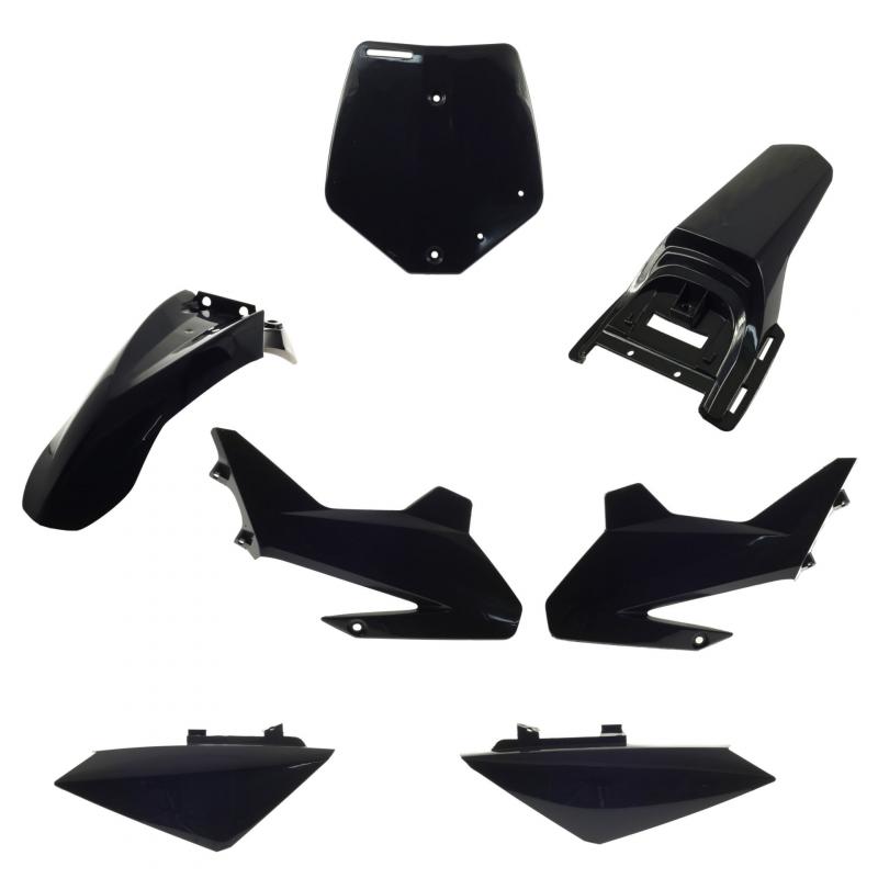 Kit plastiques YCF 50A noir