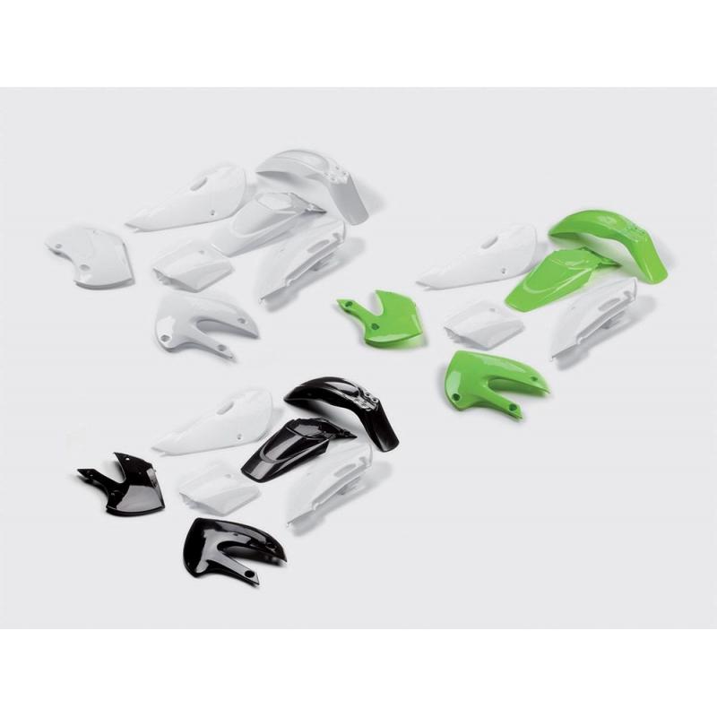 Kit plastiques YCF blanc Kawasaki KLX 110 02-09