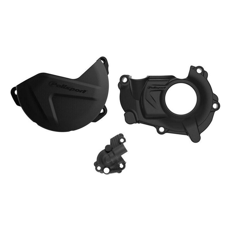 Kit protections de carter complet Polisport Noir - Yamaha YZF 450cc 18-22
