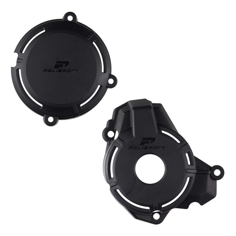 Kit protections moteur Polisport noir Sherco SEF 300 24-26