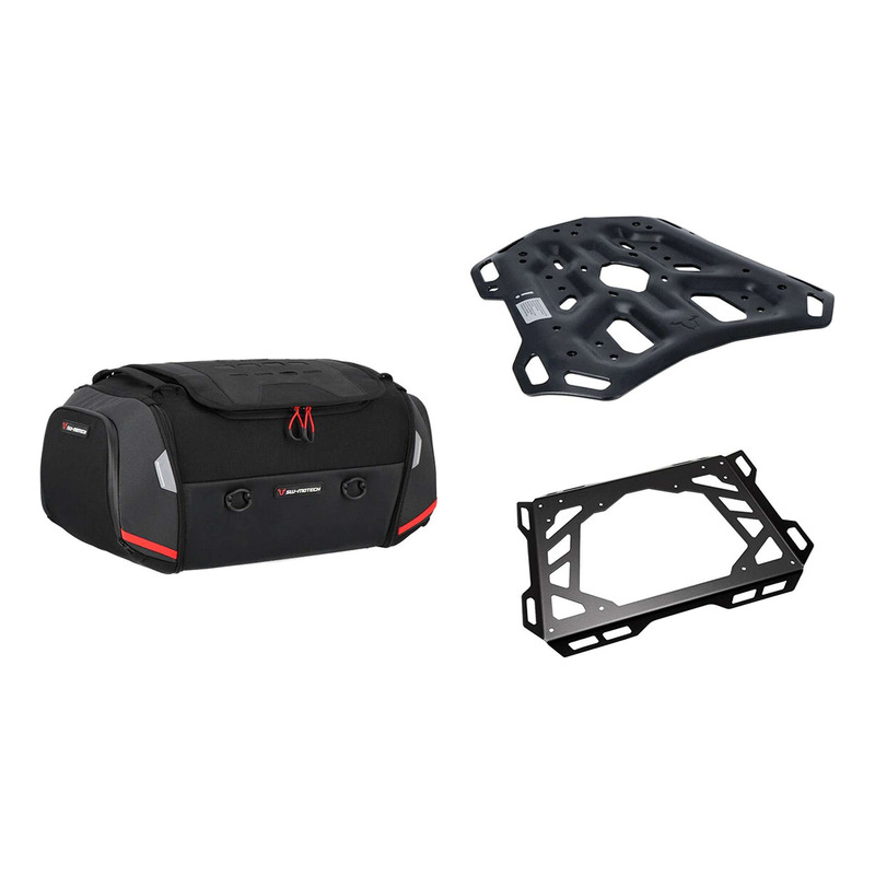 Kit sacoche de selle SW-Motech Rackpack + porte-bagages + extension CF