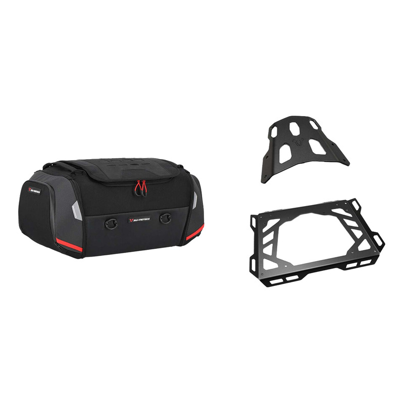 Kit sacoche de selle SW-Motech Rackpack + porte-bagages + extension Mo
