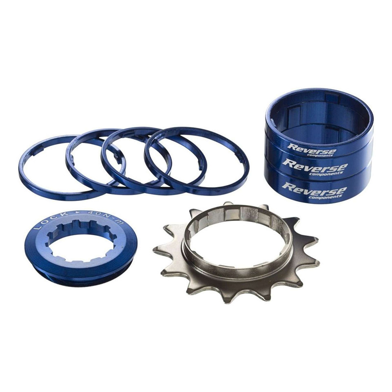 Kit single speed Reverse 13t HG bleu