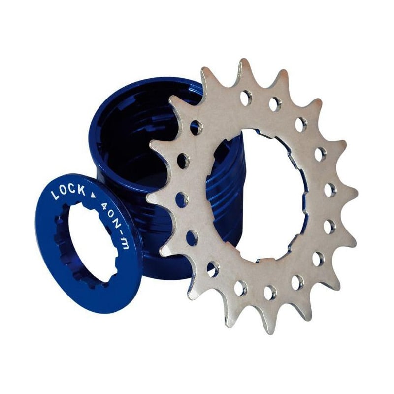 Kit singlespeed SB3 14 dents bleu