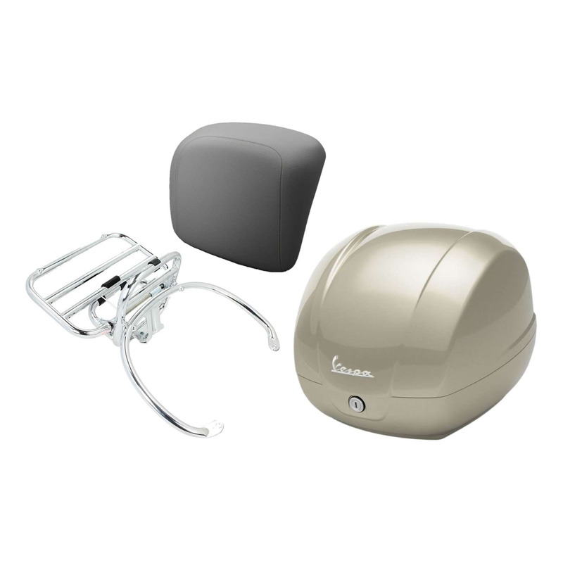 Kit top case beige 36 L d'origine 01.CM328305101 Vespa GTS 125 2022-24