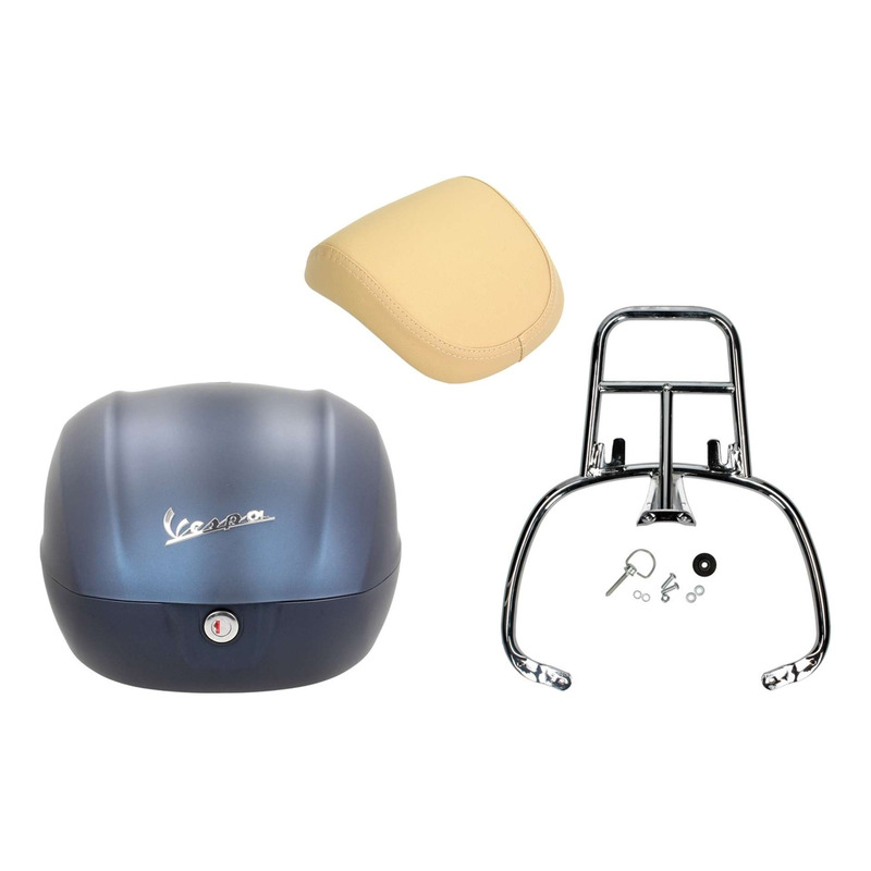 Kit top case bleu 32 L d'origine 01.CM2729251 Vespa Primavera 125 2013
