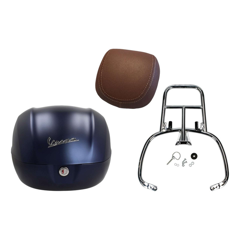 Kit top case bleu 32 L d'origine 01.CM2729270 Vespa Primavera 125 2016