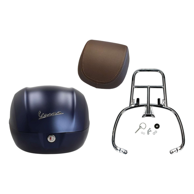 Kit top case bleu 32 L d'origine 01.CM2729271 Vespa Primavera 125 2016