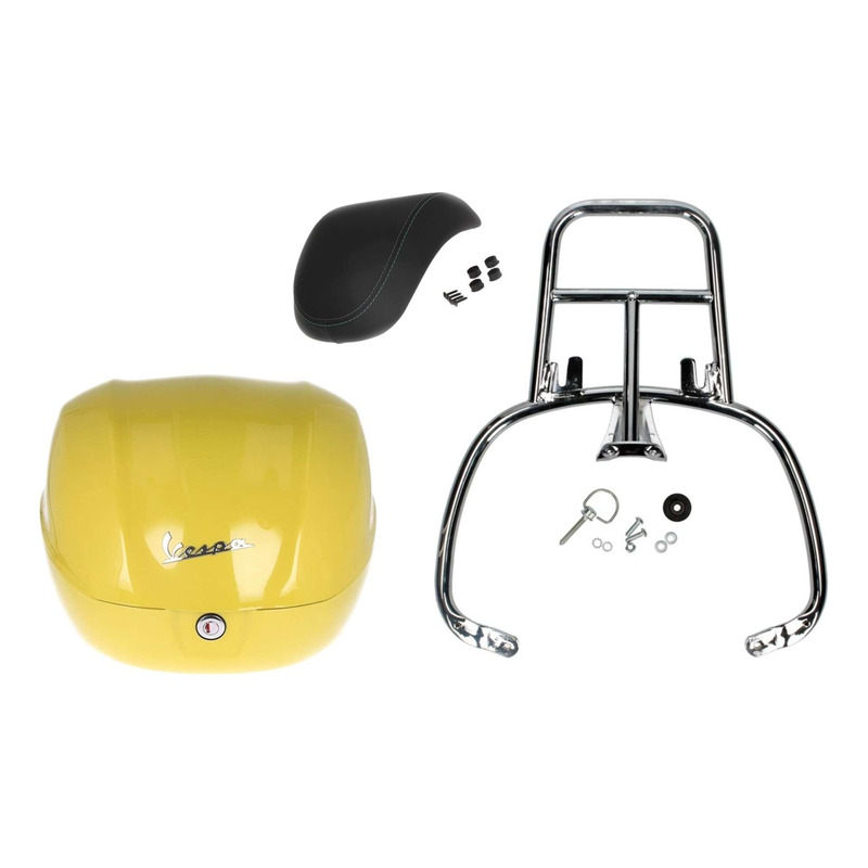 Kit top case jaune 32 L d'origine 01.CM2729510 Vespa Primavera 125 202