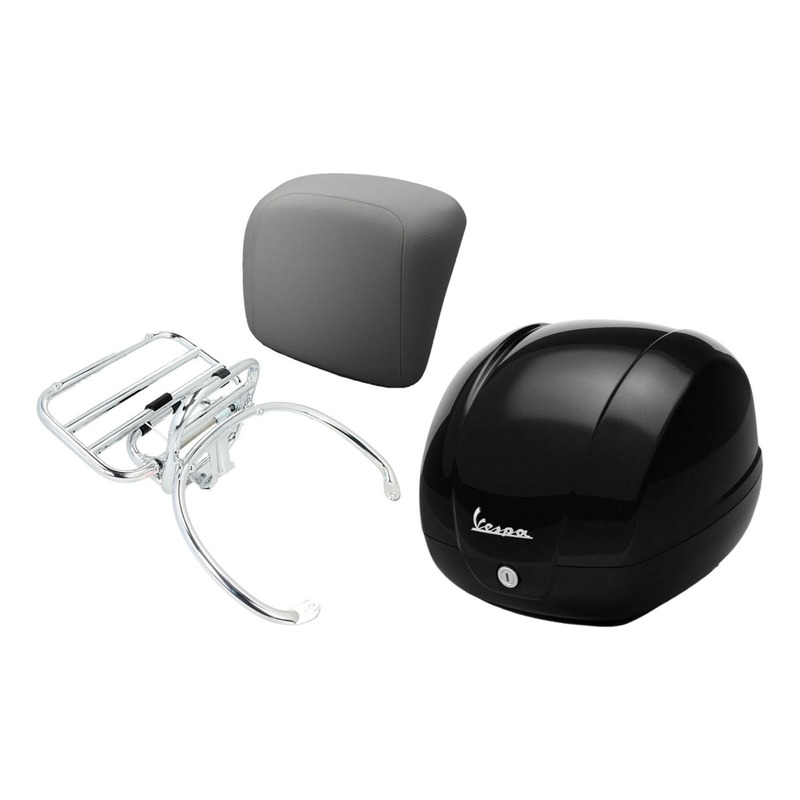 Kit top case noir 36 L d'origine 01.CM328317101 Vespa GTS 125 2022-24