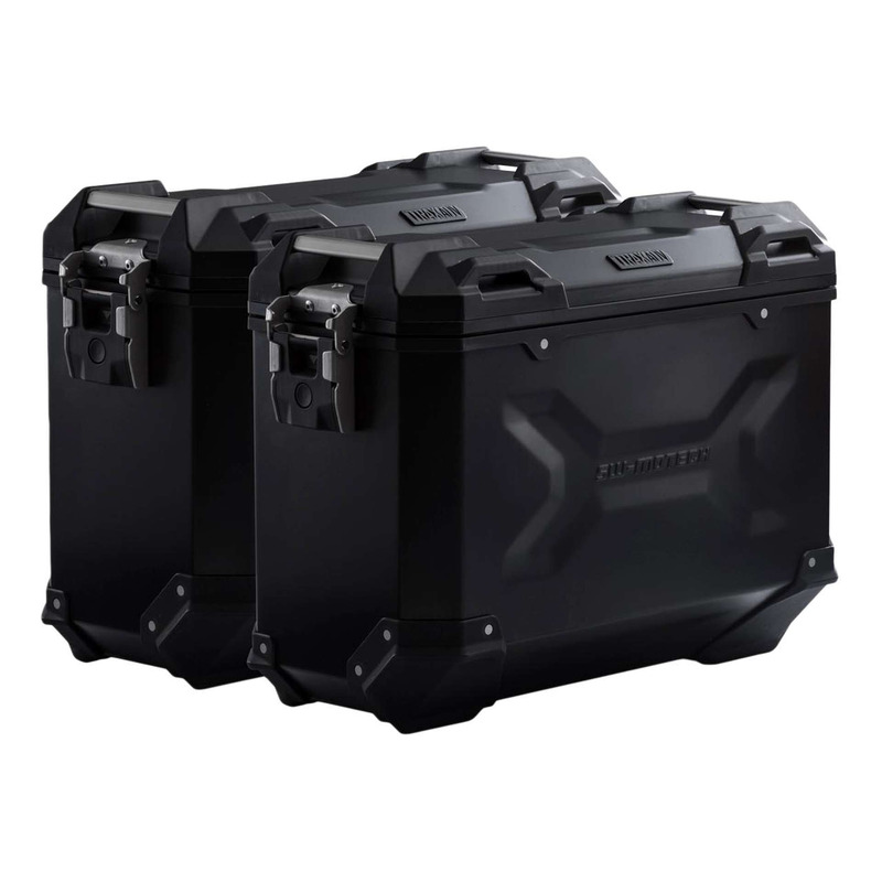Kit valises SW-Motech Trax ADV 37L noires support PRO Moto Morini X-Cape 650 22-23