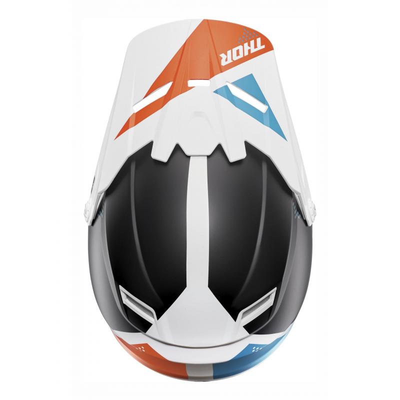 Kit visière Thor pour casque enfant Sector Blade blanc/navy