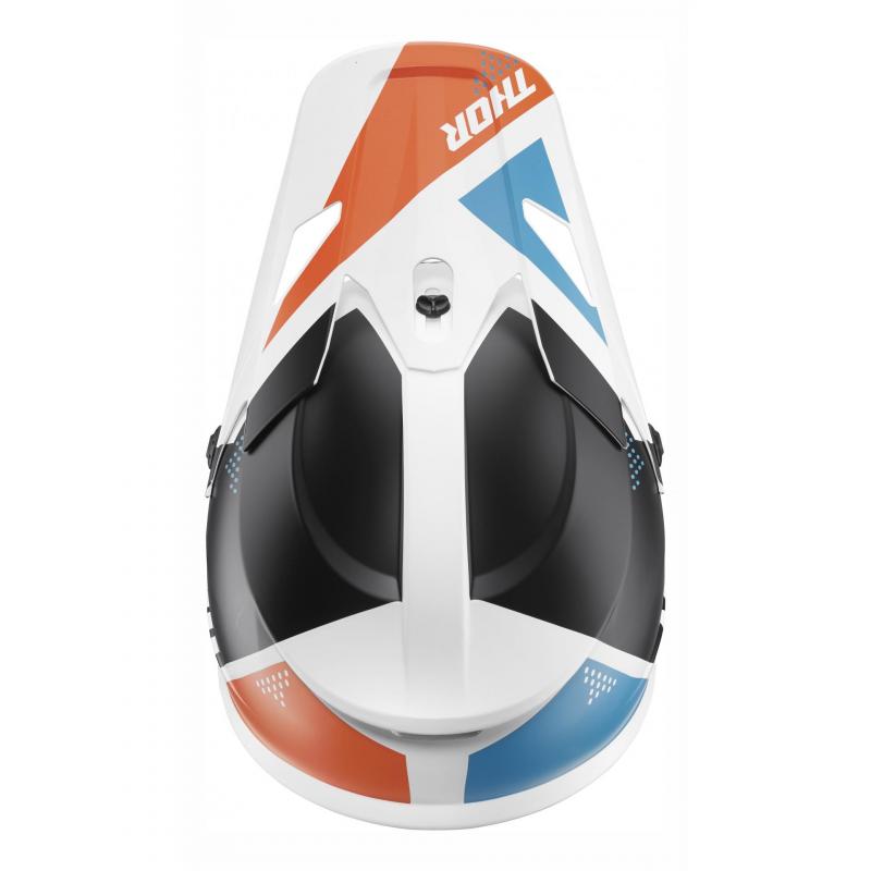 Kit visière Thor pour casque Sector Blade blanc/navy