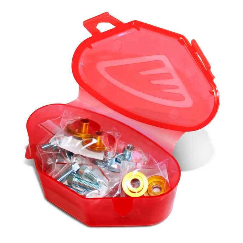 Kit visserie carénage Cycra Honda CRF 250R 14-17 argent/or