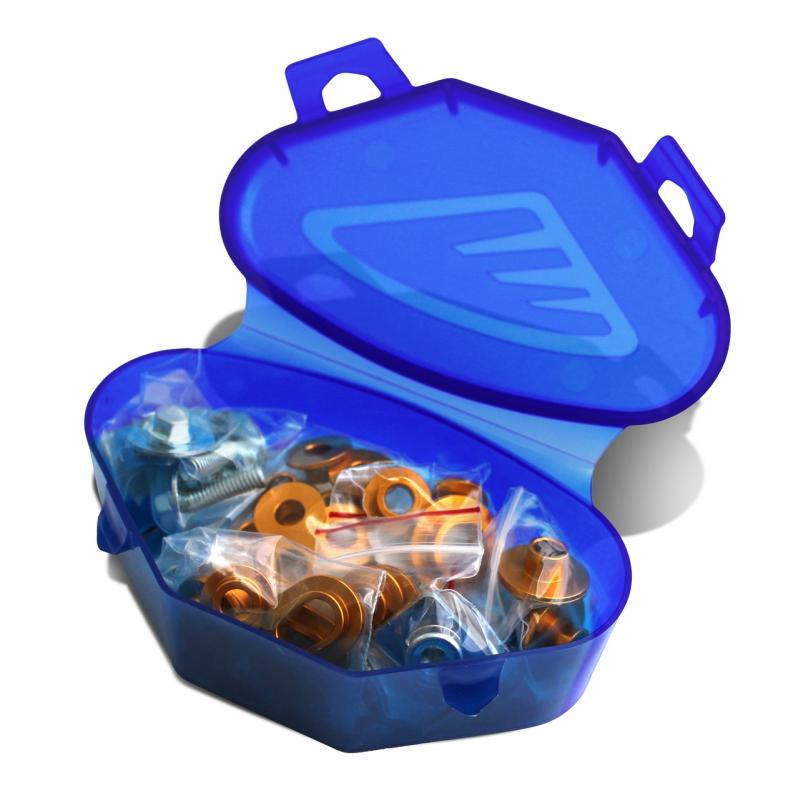 Kit visserie carénage Cycra Yamaha 250 YZ-F 14-17 argent/or