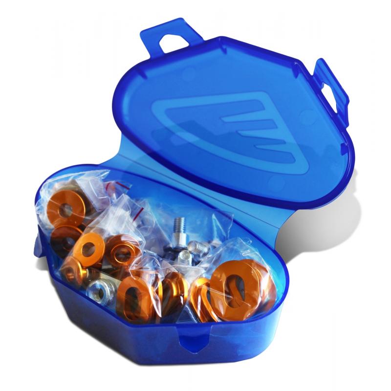 Kit visserie carénage Cycra Yamaha 450 YZ-F 10-13 argent/or