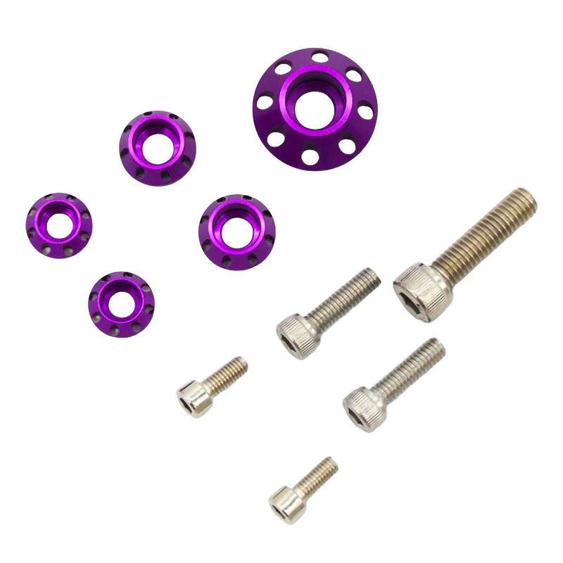 Kit Visserie de Carénage YCF Violet – 2xM5 / 2xM6 / 1xM8