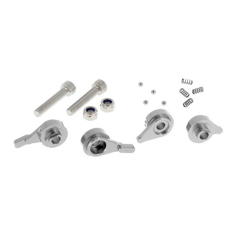 Kit visserie pour paire de leviers repliables V Parts argent