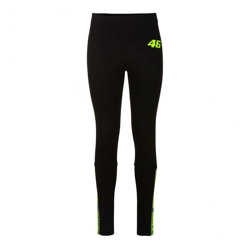 Leggings femme VR46 Tapes noir/jaune- S