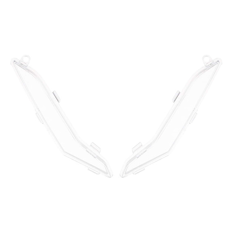 Lentilles Transparentes de Remplacement POLISPORT pour Plaque Phare E-Blaze