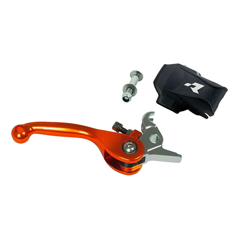 Levier dâ  Embrayage Retournable RTECH en Aluminium Orange pour KTM 65