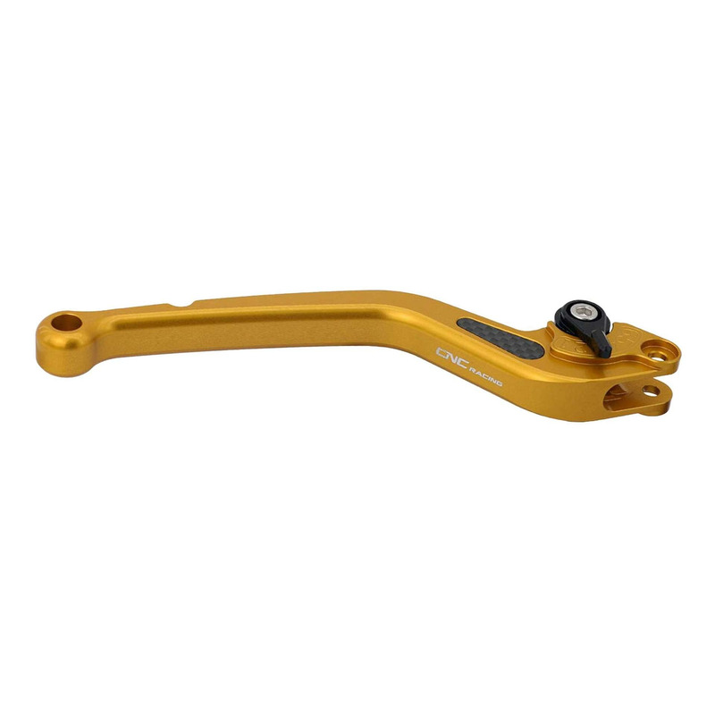 Levier de frein CNC Racing long or/carbone Ducati Desert X 22-24