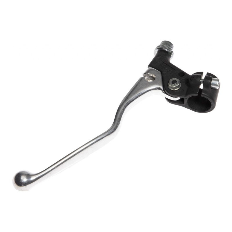 Levier de frein complet Domino acier avec protection caoutchouc