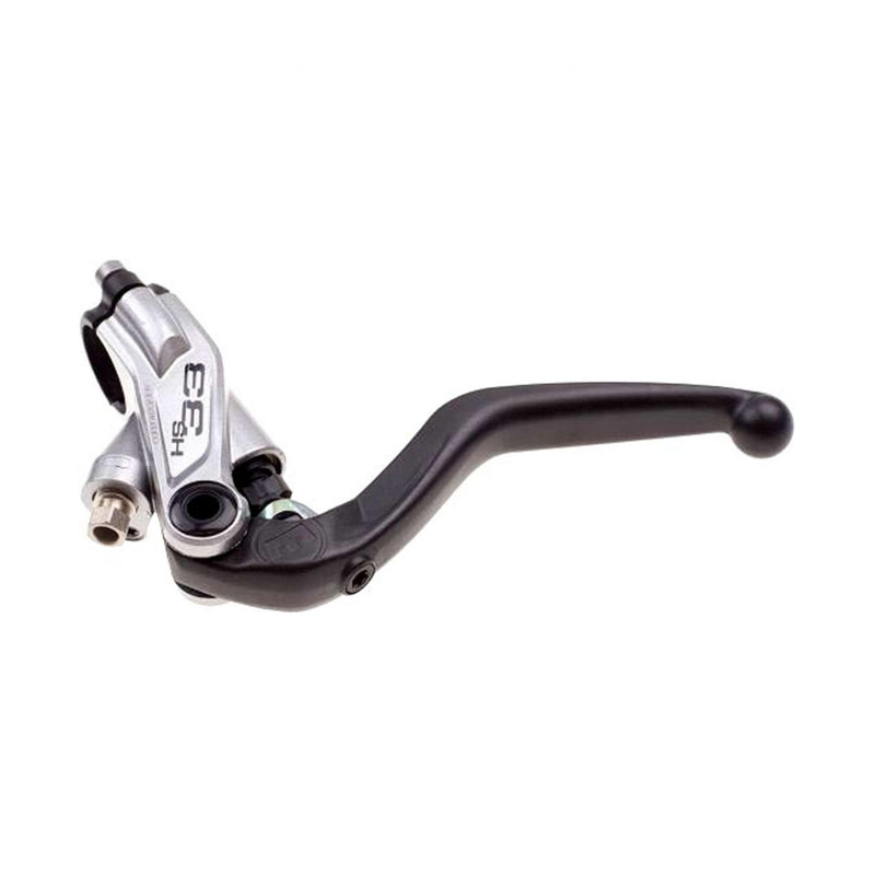 Levier de frein hydraulique Magura HS33R Aluminium 4 doigts argent embout rond