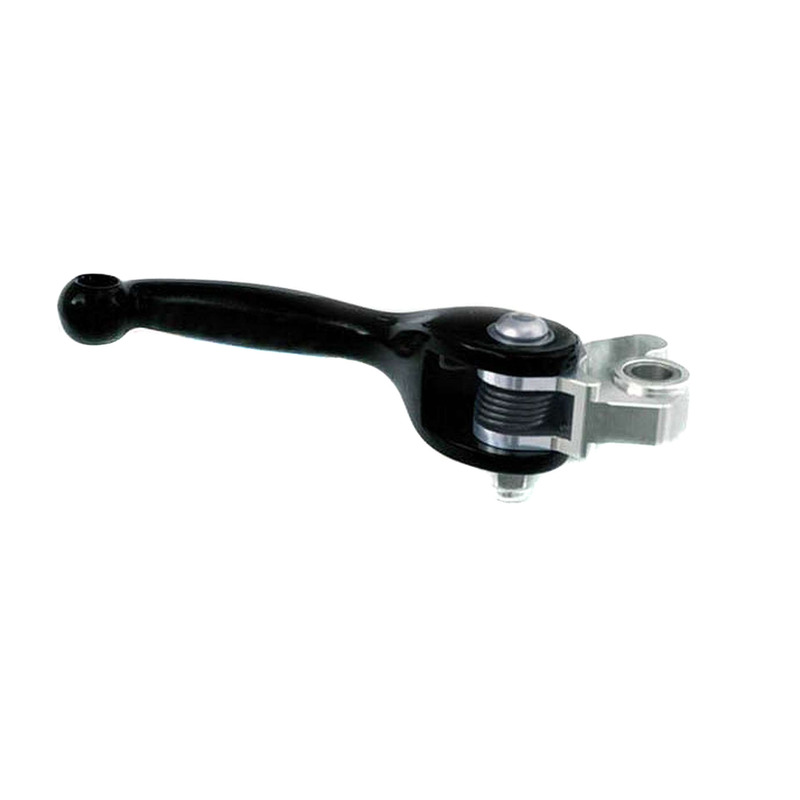 Levier de Frein Retournable RTECH en Aluminium Noir pour Kawasaki 250/
