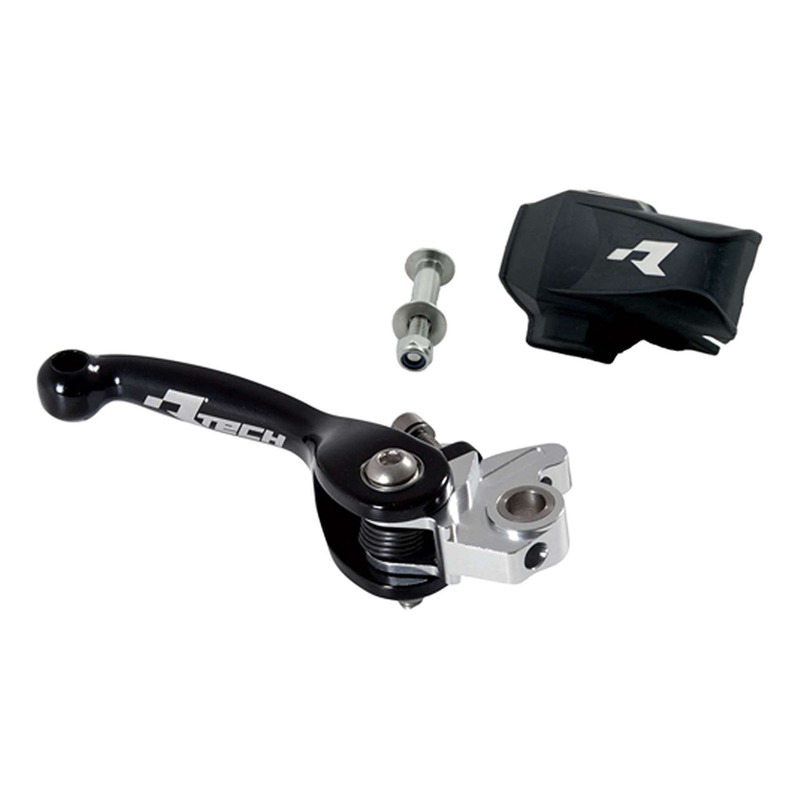Levier de Frein Retournable RTECH en Aluminium Noir pour KTM SX/SXF/EX