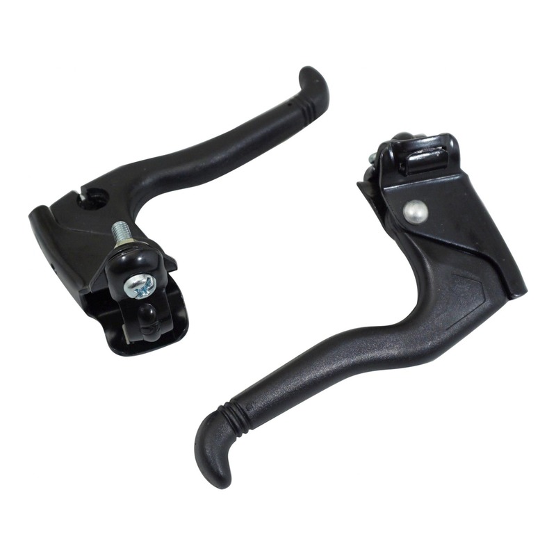 Leviers de frein vélo BMX Newton en acier noir (diamètre 19mm)