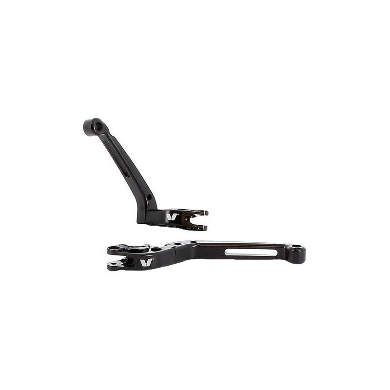 Leviers repliables noirs V Parts 177mm pour kit leviers repliables V Parts (LV-FL)