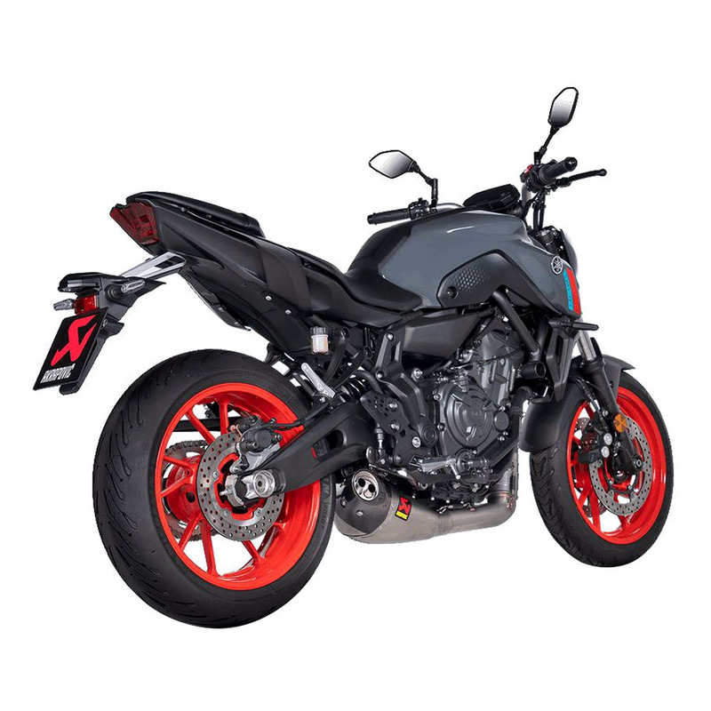 Ligne complète Akrapovic Racing line titane Yamaha MT-07 2024