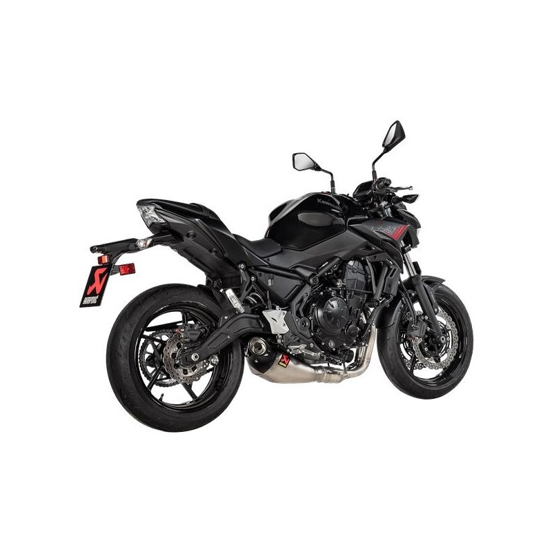 Ligne complète Akrapovic titane embout carbone Kawasaki Ninja 650 202