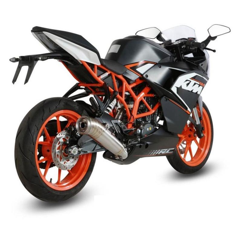 Ligne complète inox homologué MIVV Ghibli inox KTM RC125 14-