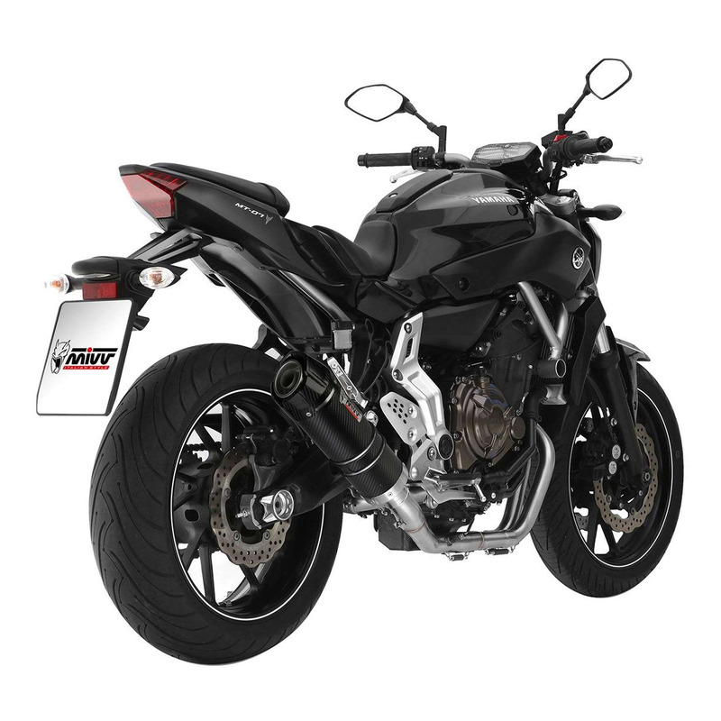 Ligne complète MIVV GP carbone Yamaha MT-07 14-24