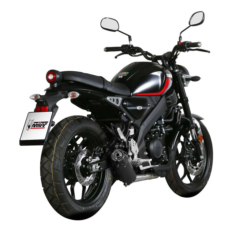 Ligne complète Mivv silencieux HR-1 inox noir/carbone Yamaha XSR 125 22-24