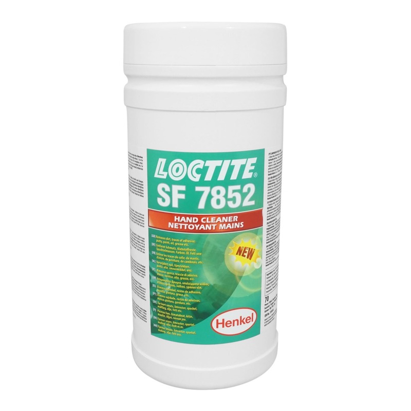 Lingettes nettoyage mains Loctite SF 7852 Wipes double face