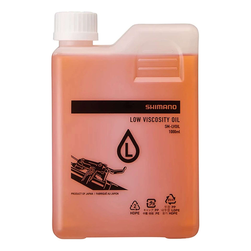 Liquide de frein minéral Shimano faible viscosité 1 Litre